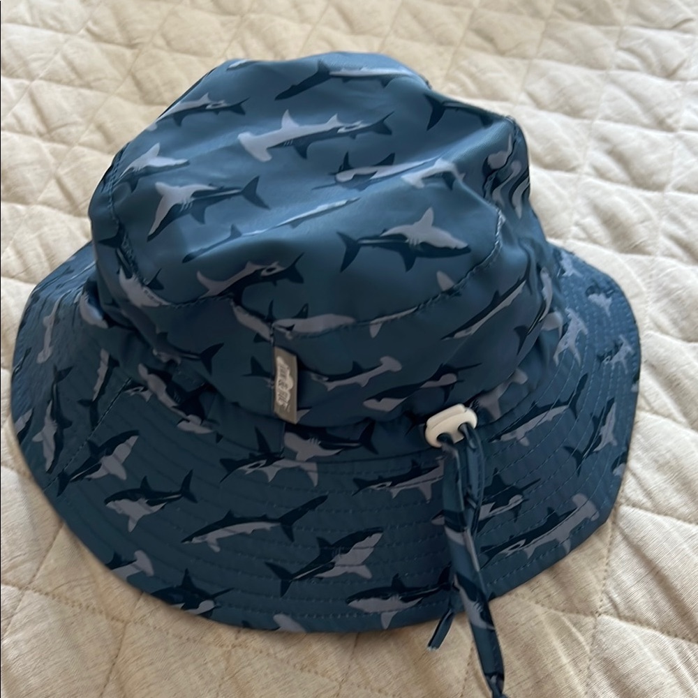 Shark Patterned Infant Beach Hat 50 UPF